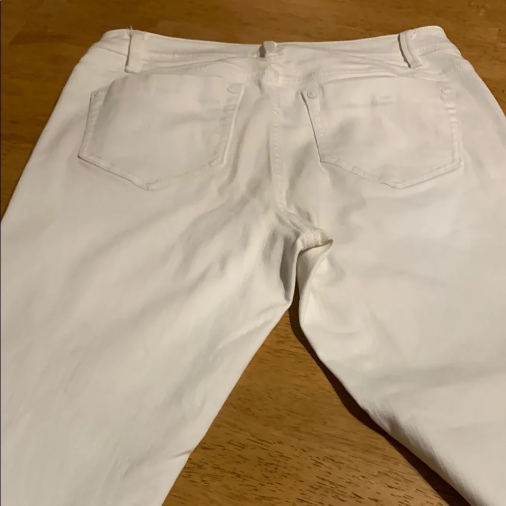 J. Jill White Skinny Jeans Sleek Fit